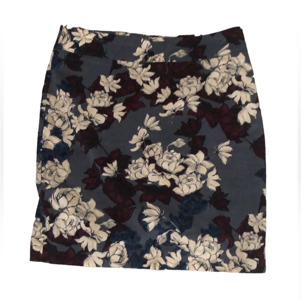 Blue floral women’s skirt size 6!